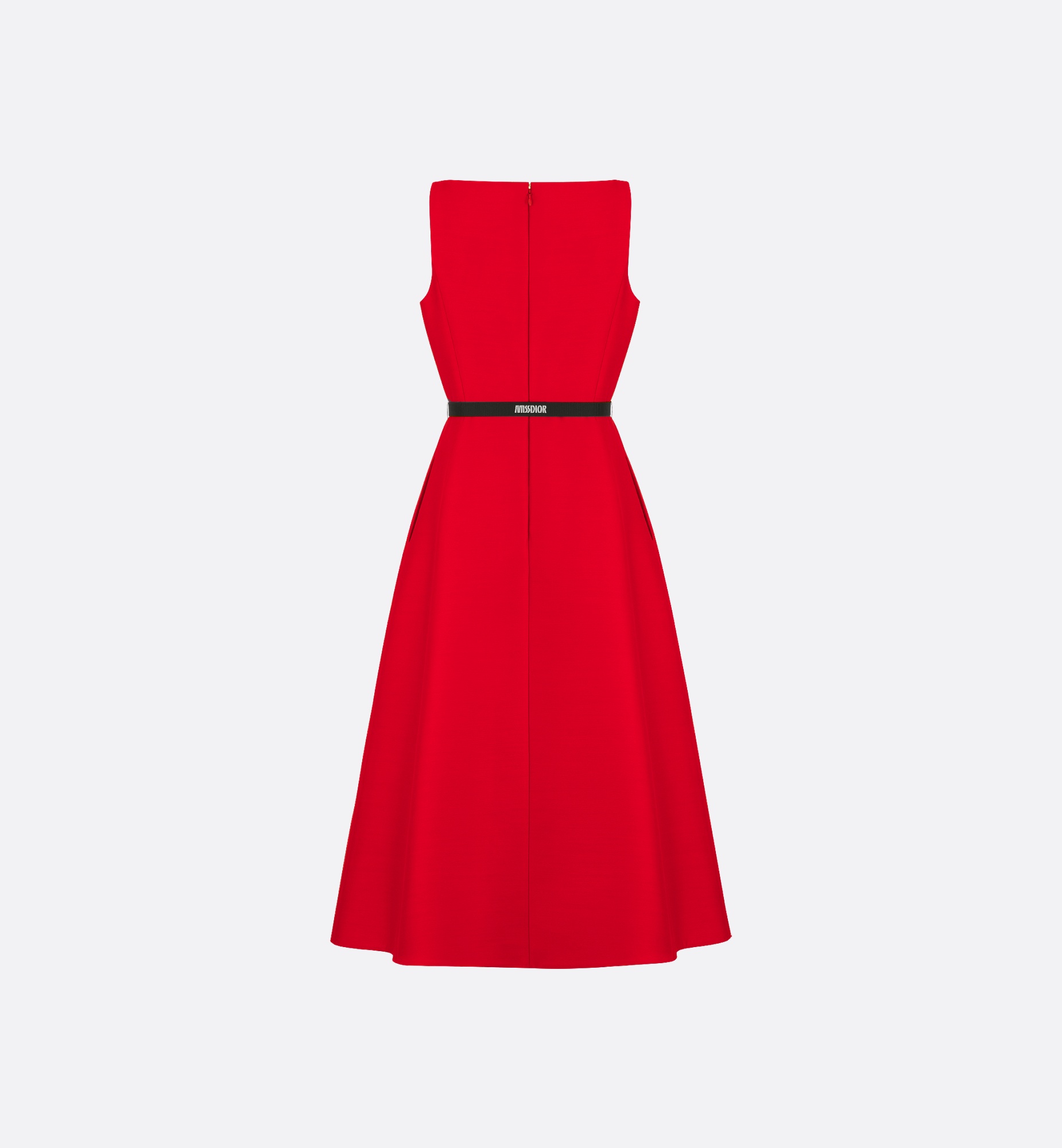 Belted Mid-Length Dress - 2