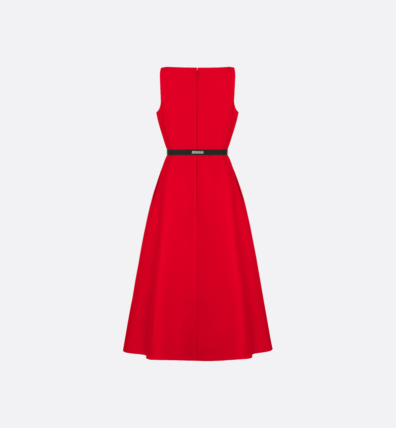 Dior Belted Mid-Length Dress outlook