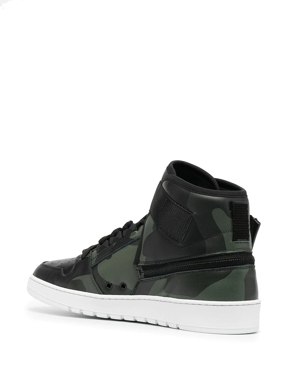 camouflage-print high-top sneakers - 3