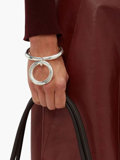 Bottega Veneta Hoop-charm sterling silver cuff outlook