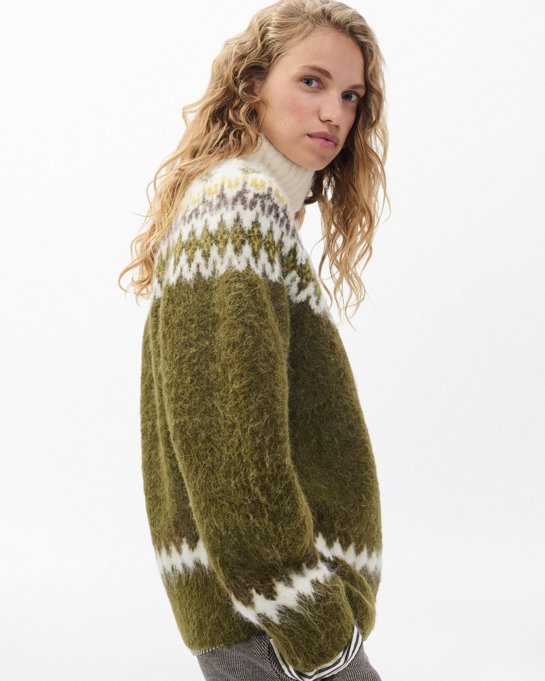 Beth Fair Isle Turtleneck Sweater - 3