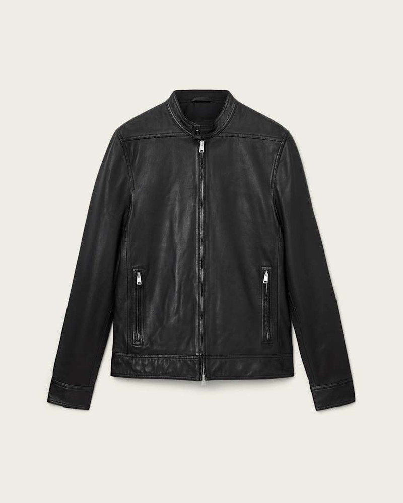 HOLT SLIM FIT LEATHER JACKET 1