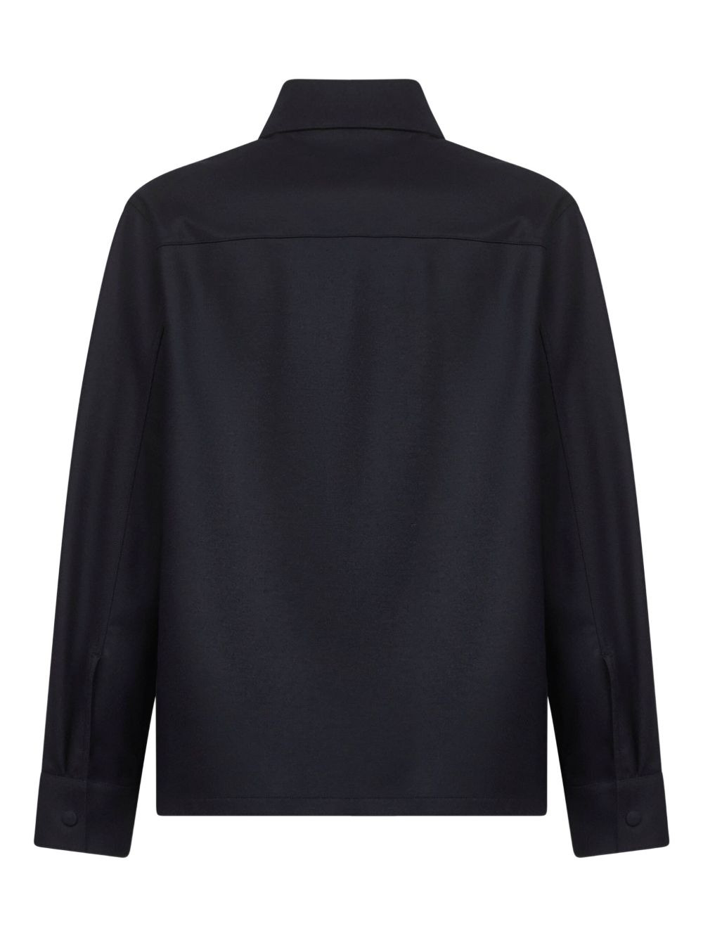 patch-pocket snap-button shirt - 2