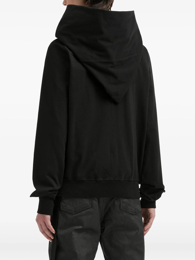 KNIT SWEATSHIRT MOUNTAIN HOODIE - BLACK 4