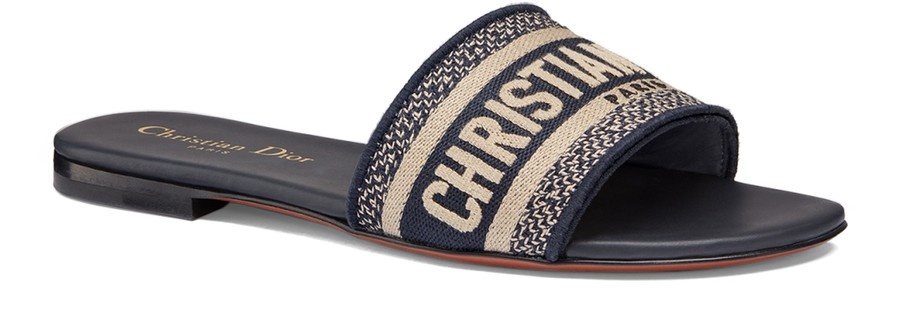 Dway embroidered cotton mules - 2