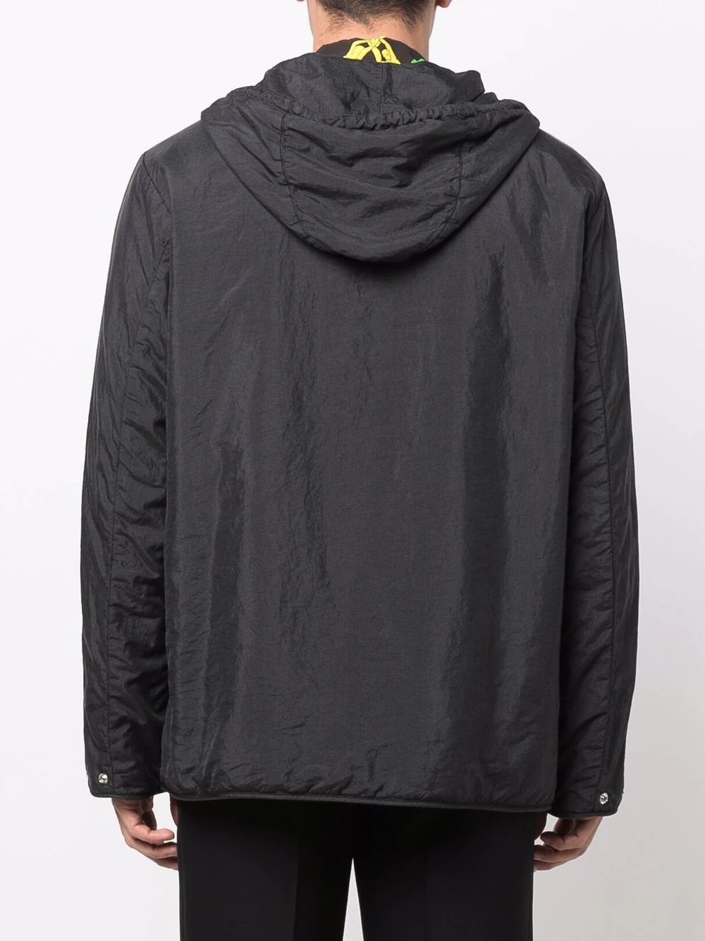 drawstring hooded blouson - 4