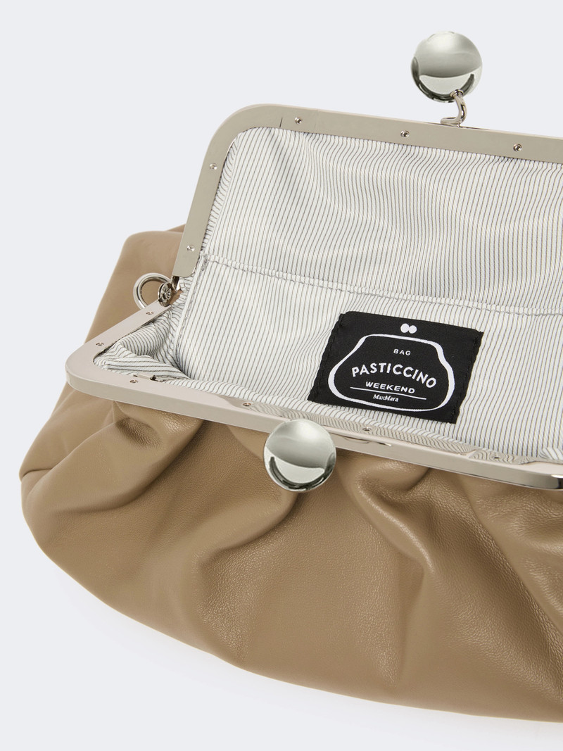 CUBICO Medium sheepskin Pasticcino Bag - TURTLEDOVE 5