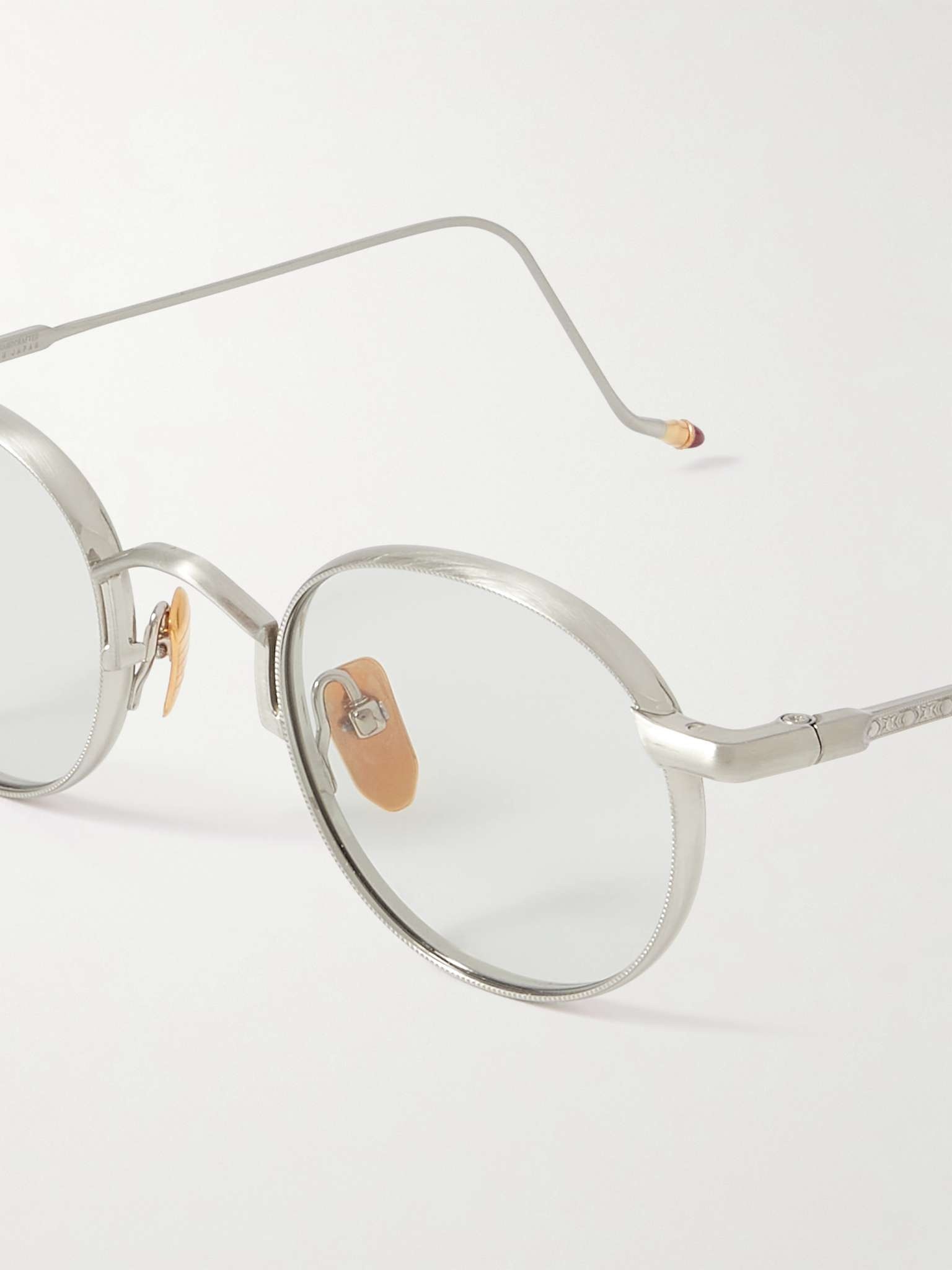 Full Metal Jacket Round-Frame Titanium Sunglasses - 4