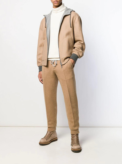 Brunello Cucinelli drawstring hooded jacket outlook