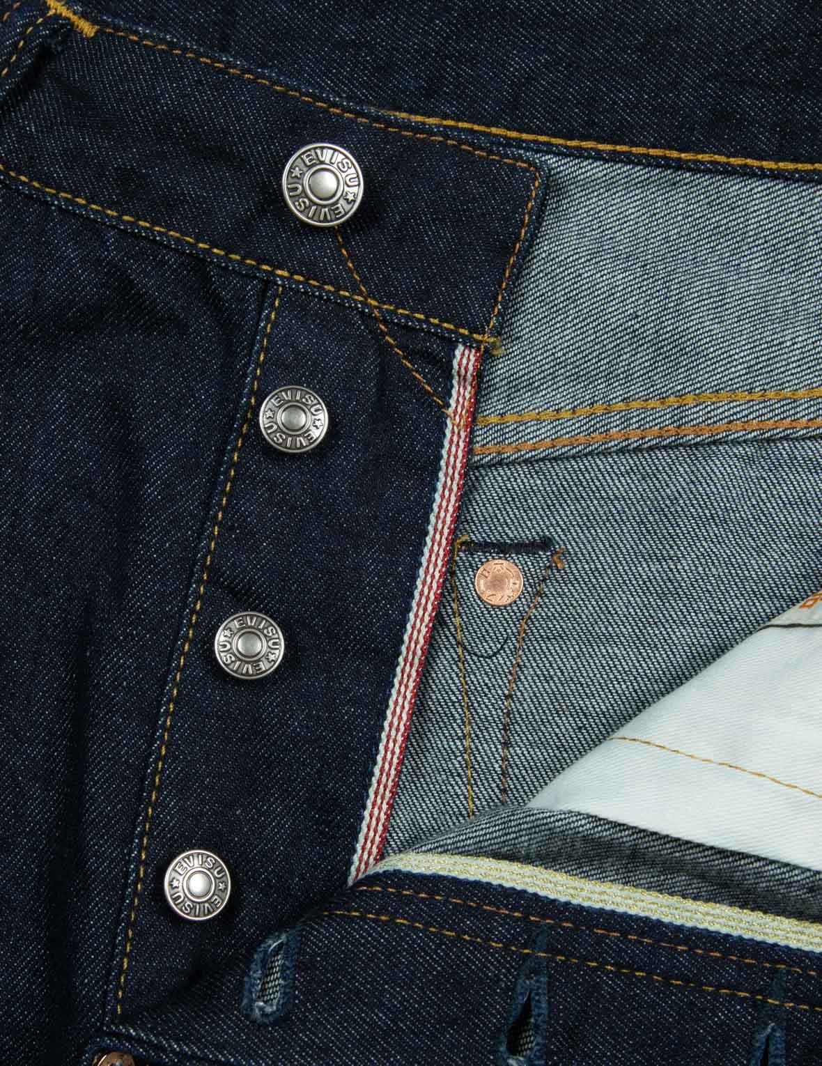 Seagull and Godhead Embroidery Balloon Fit Jeans - 9
