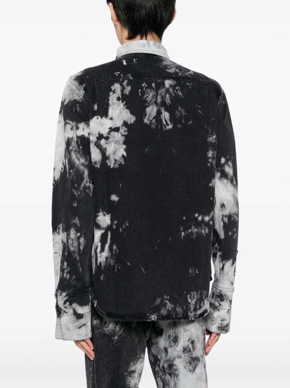 TIE-DYE DENIM SHIRT - 3