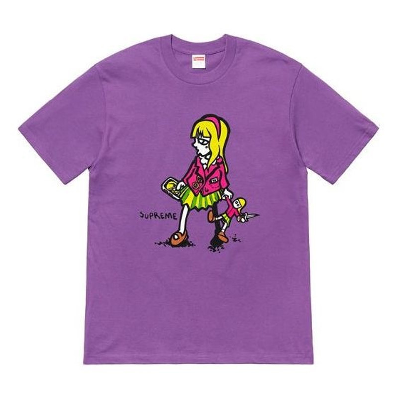 Supreme SS19 Suzie Switchblade Purple Tee SUP-SS19-728 - 1