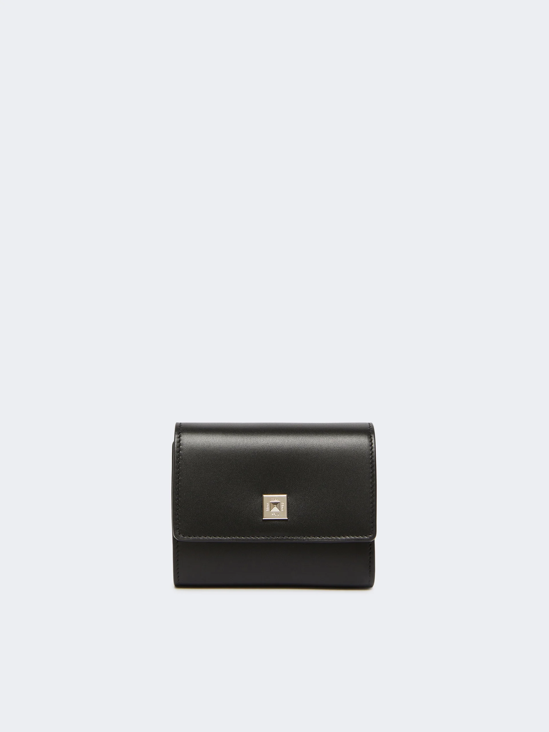 COMPACTWALLET Leather purse - BLACK - 1