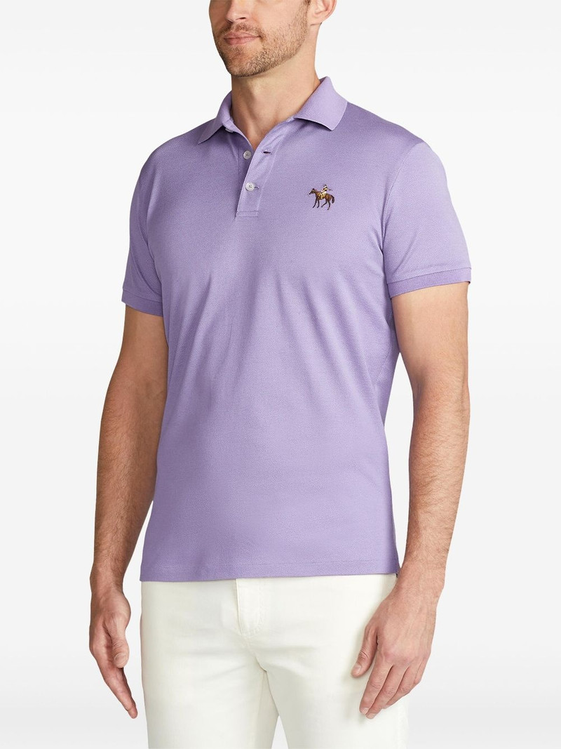 slim-cut piqué polo shirt 3