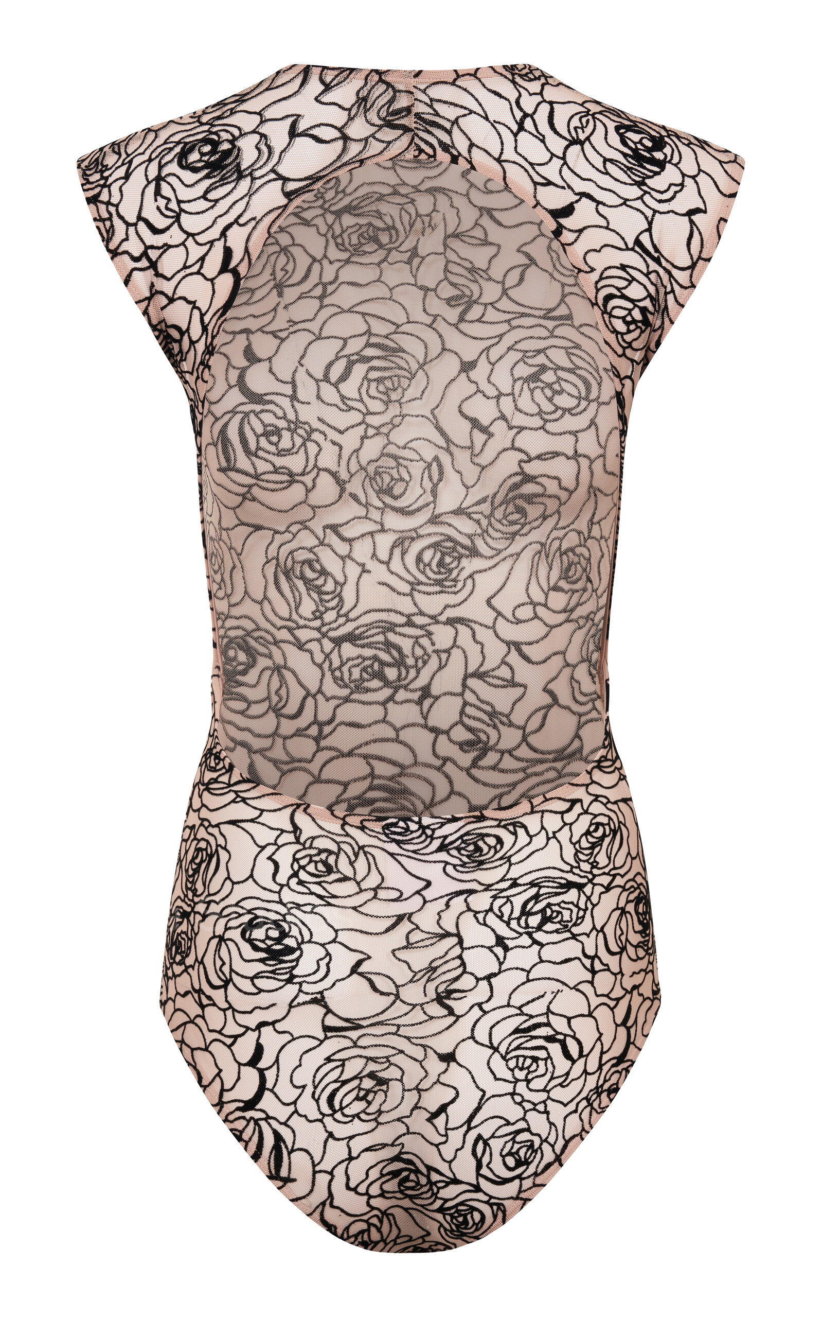 Floral Printed Backless Top multi - 5