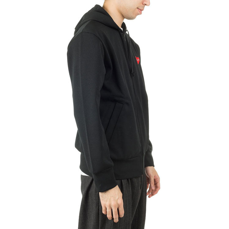 COMME des GARCONS PLAY Heart Hooded Sweatshirt 'Black' AZ-T172-051-1 - 5