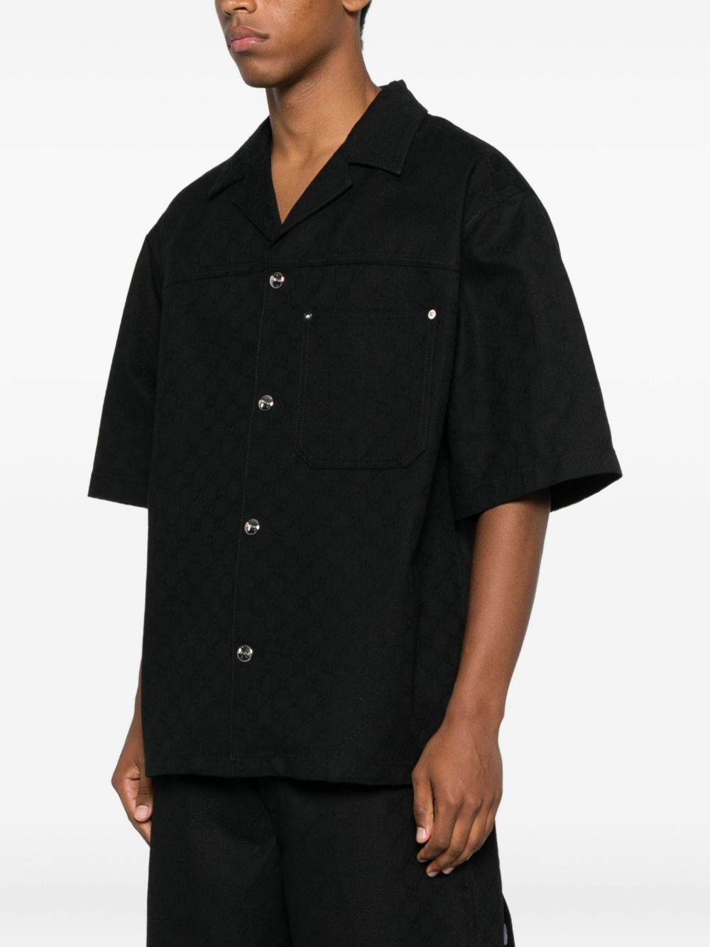 short-sleeve button shirt - 3
