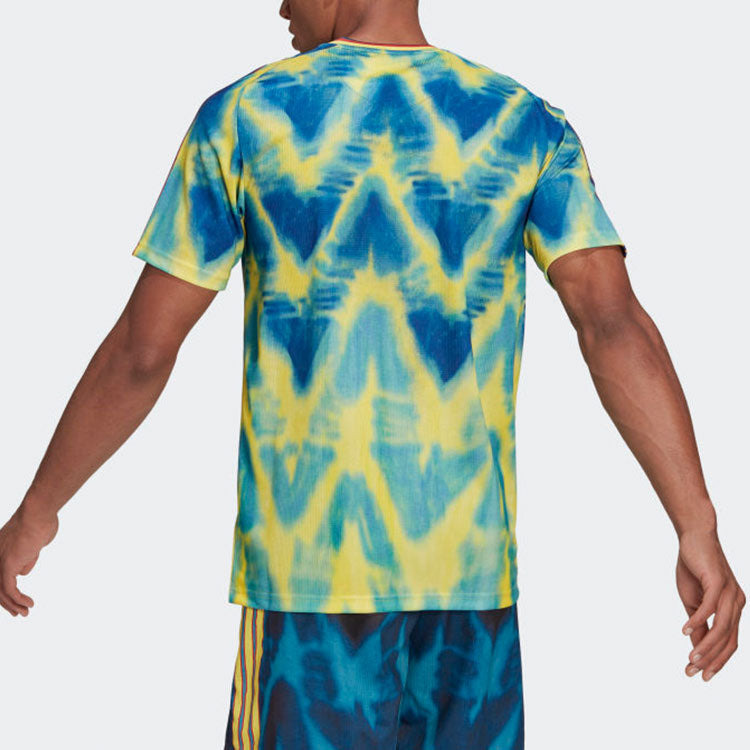 adidas x Human Race Arsenal Jersey 'Eqt Yellow Collegiate Navy' GJ9082 - 4