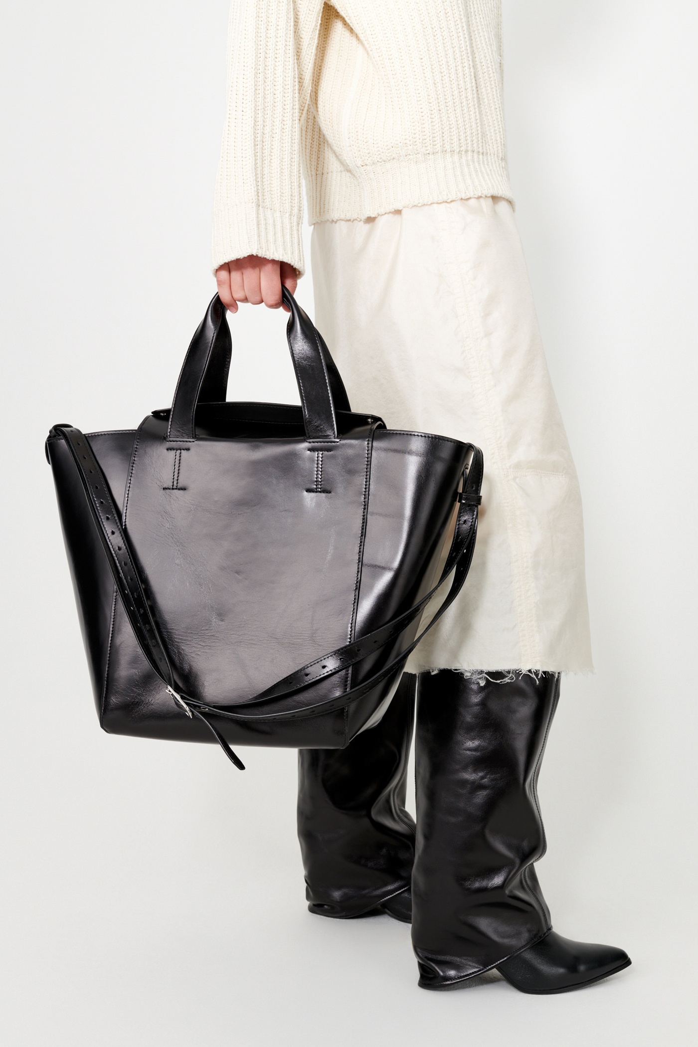 More Bag Aamon Black Leather - 6