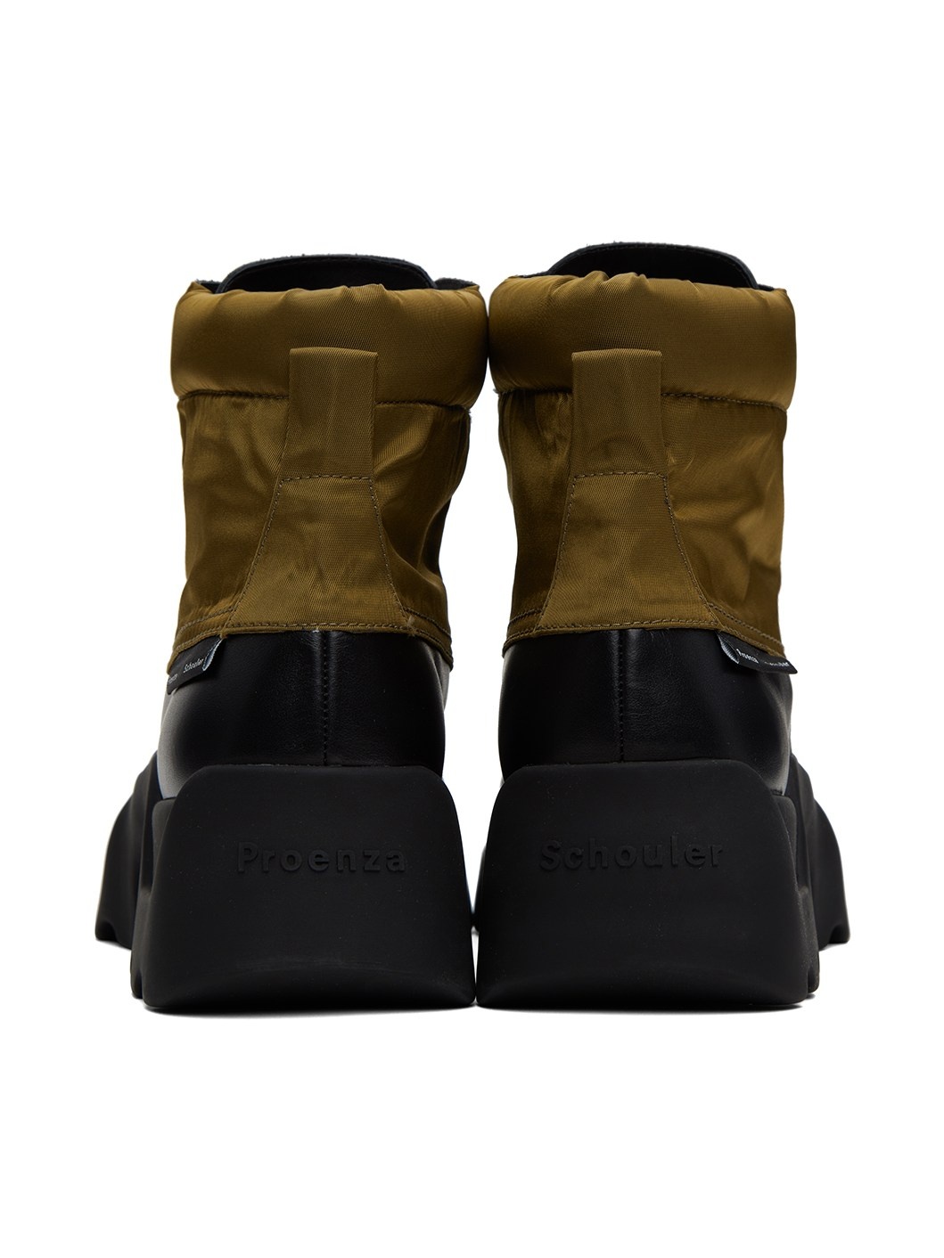 Black & Tan Stomp Boots - 2