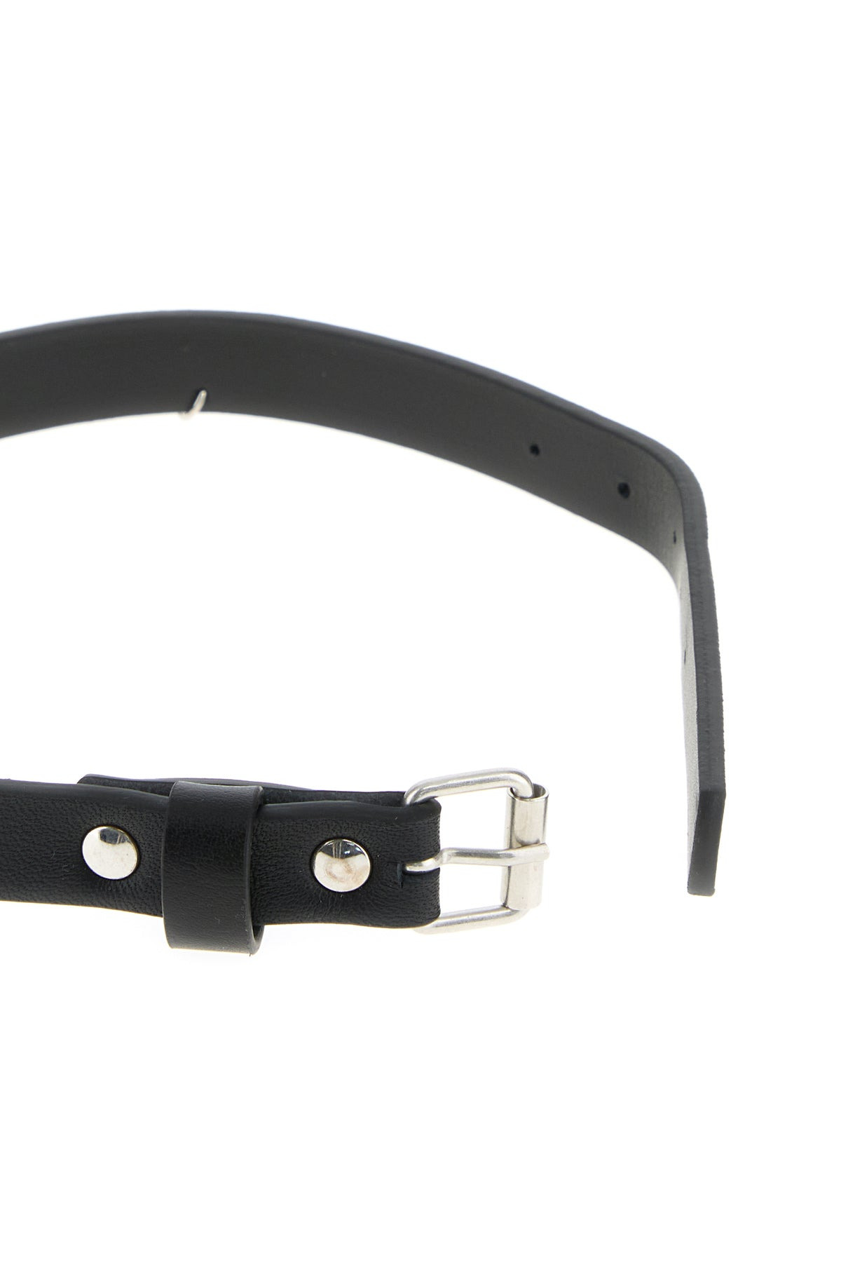 Black leather Heart choker - 3