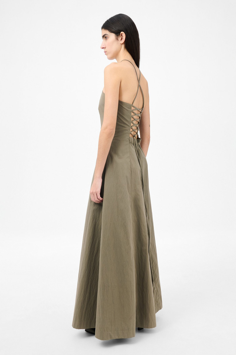 Poise Dress Solaro Sage Tide Cotton Nylon 4