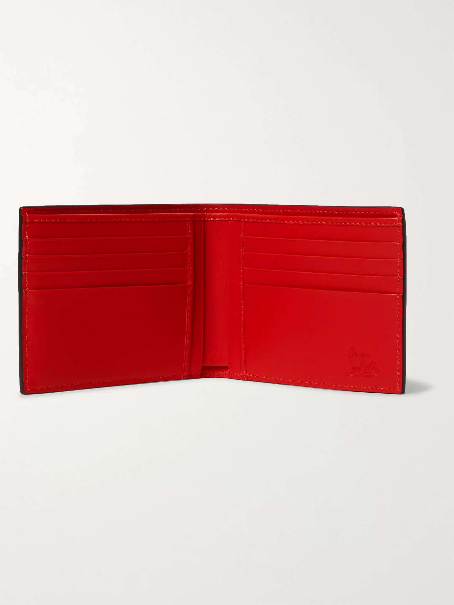 Logo-Debossed Leather and PU Billfold Wallet - 2