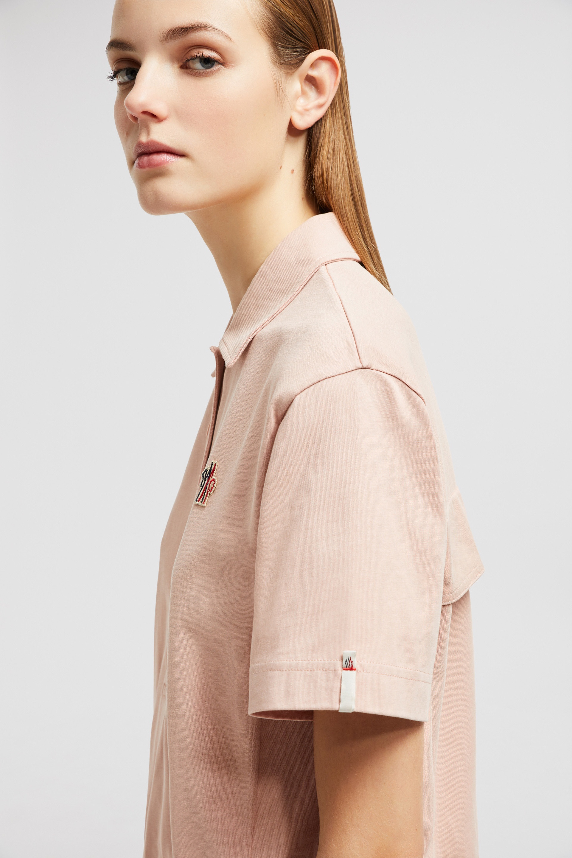Logo Patch Cotton Polo Shirt - 4