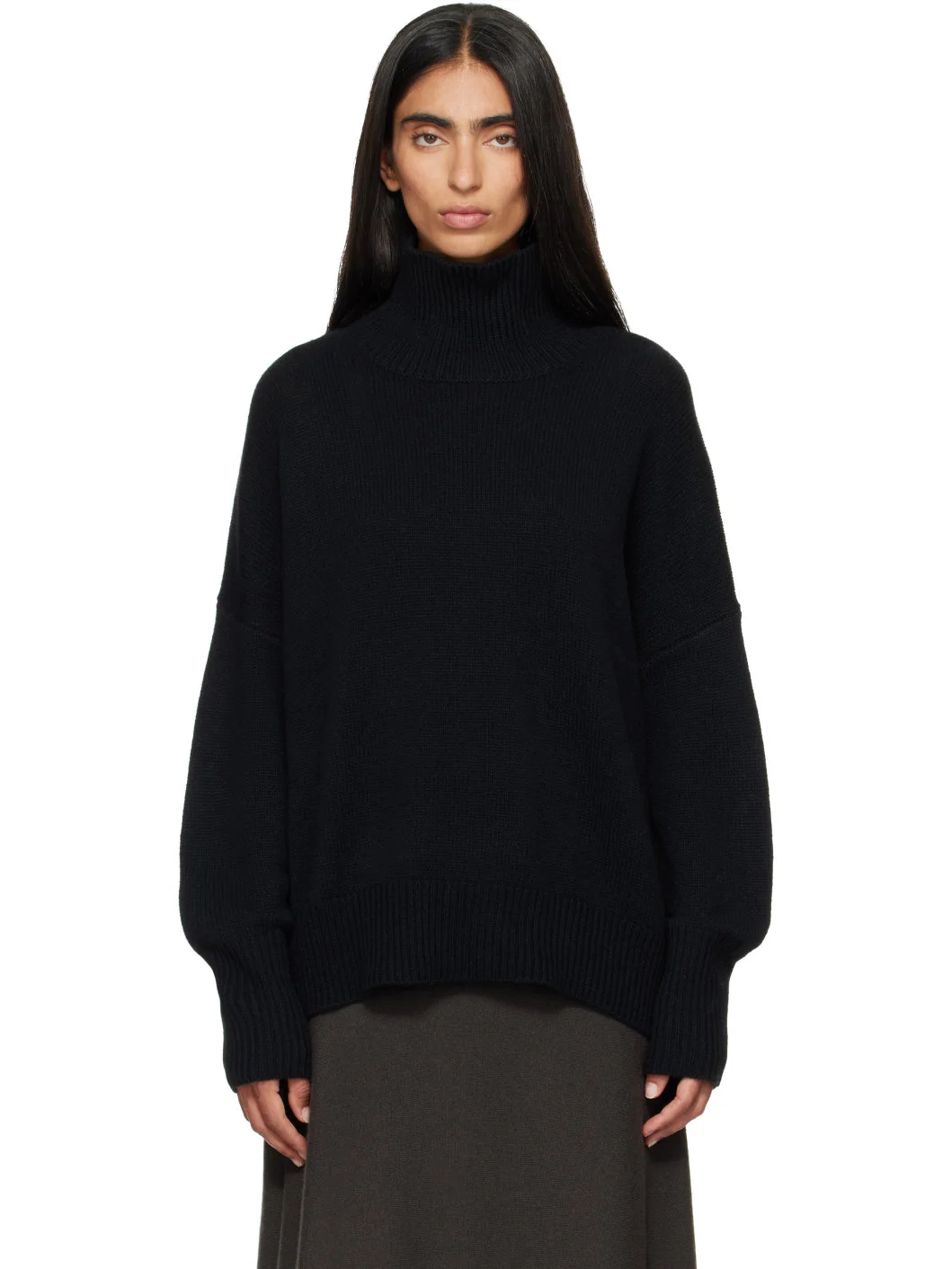 Black Heidi Turtleneck - 1