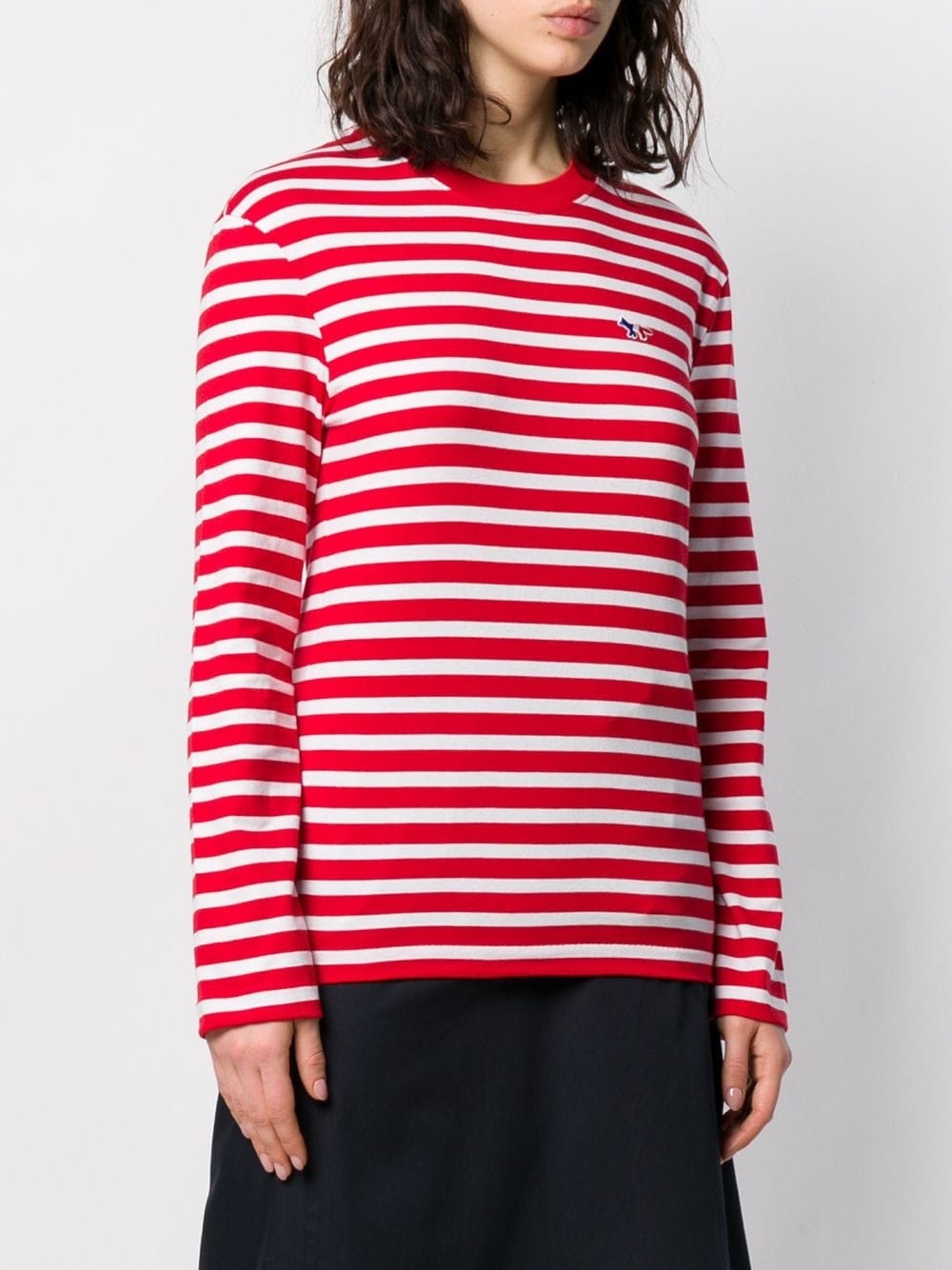 striped logo sweatshirt - 3