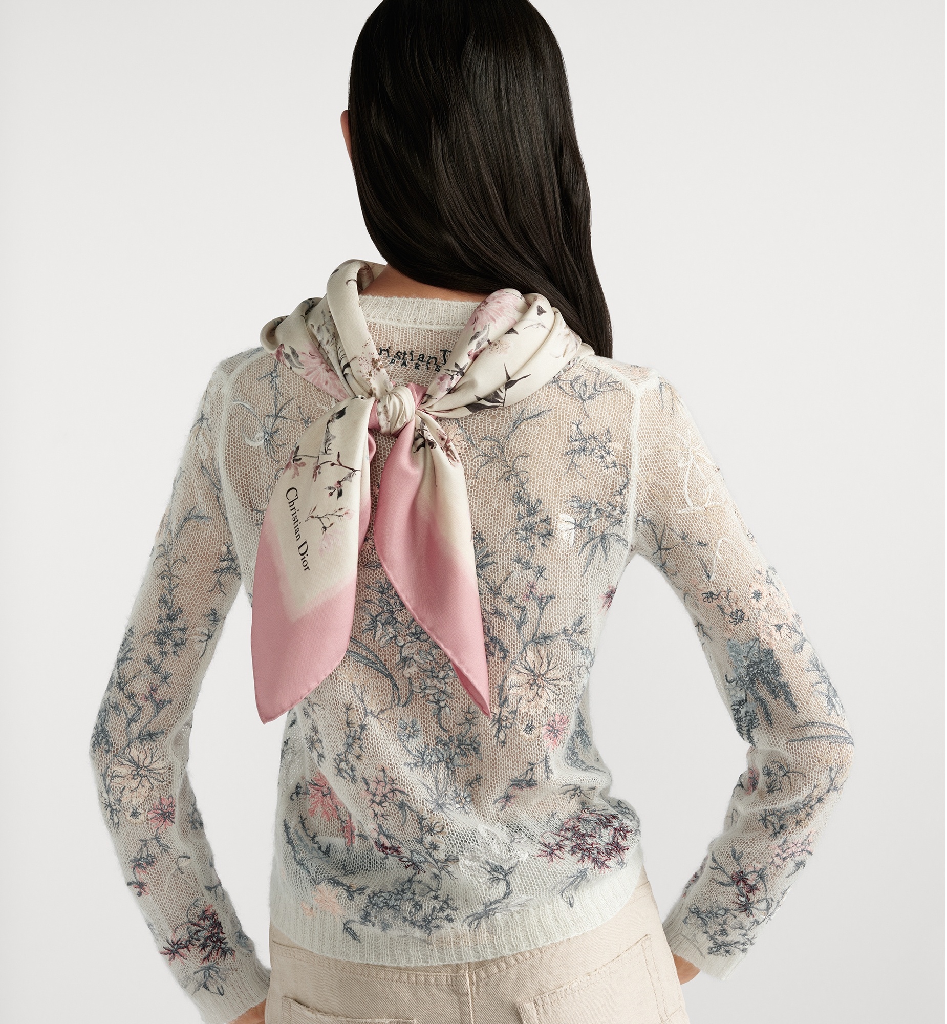 Dior Millefiori 90 Square Scarf | REVERSIBLE