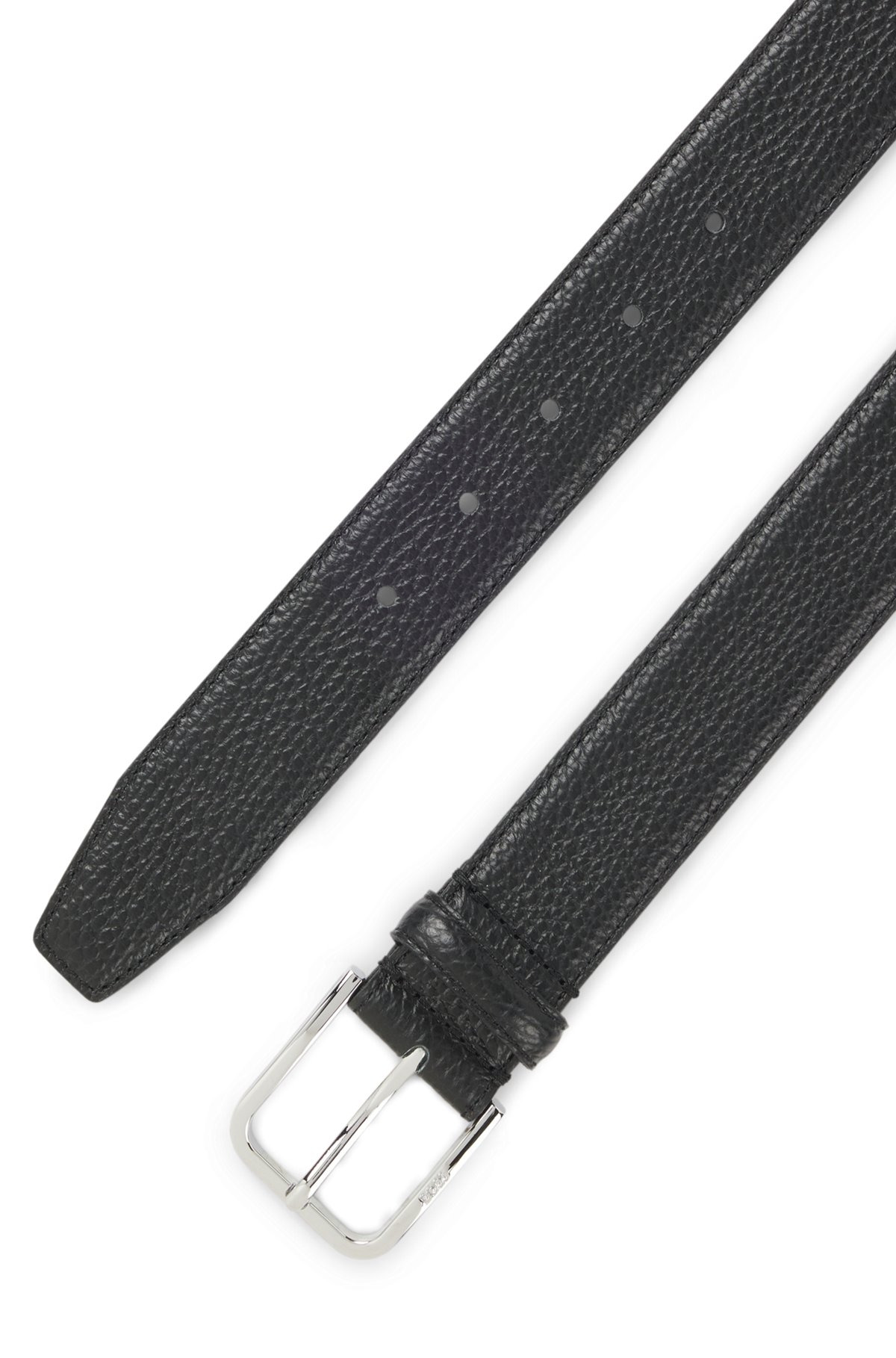 ITALIAN-LEATHER BELT WITH PIN BUCKLE - 3