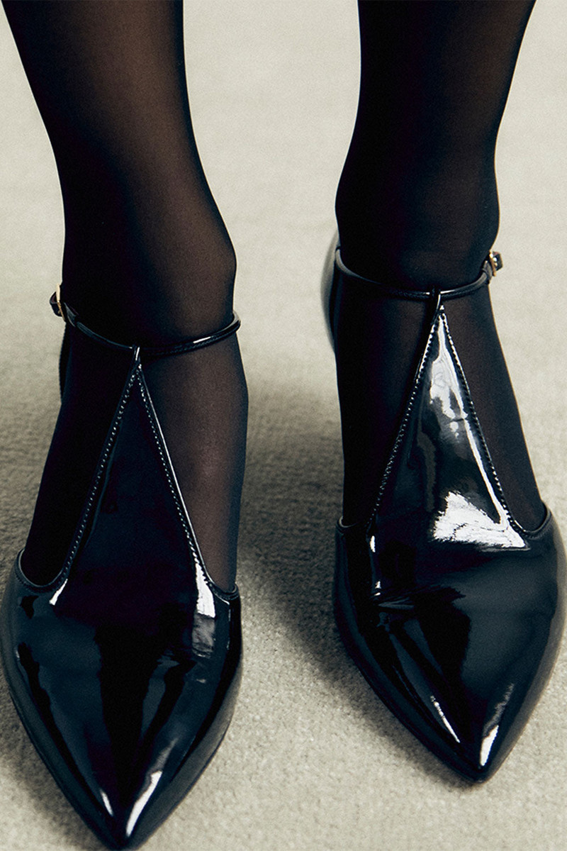 Emme Parsons LEANDRA IN BLACK PATENT outlook