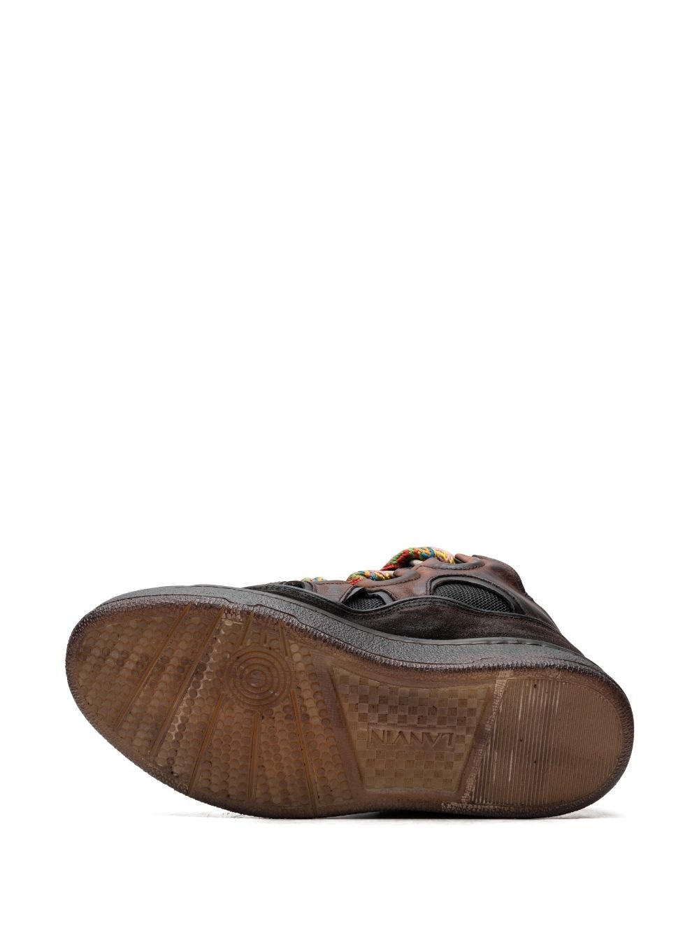 Curb leather sneakers - 4