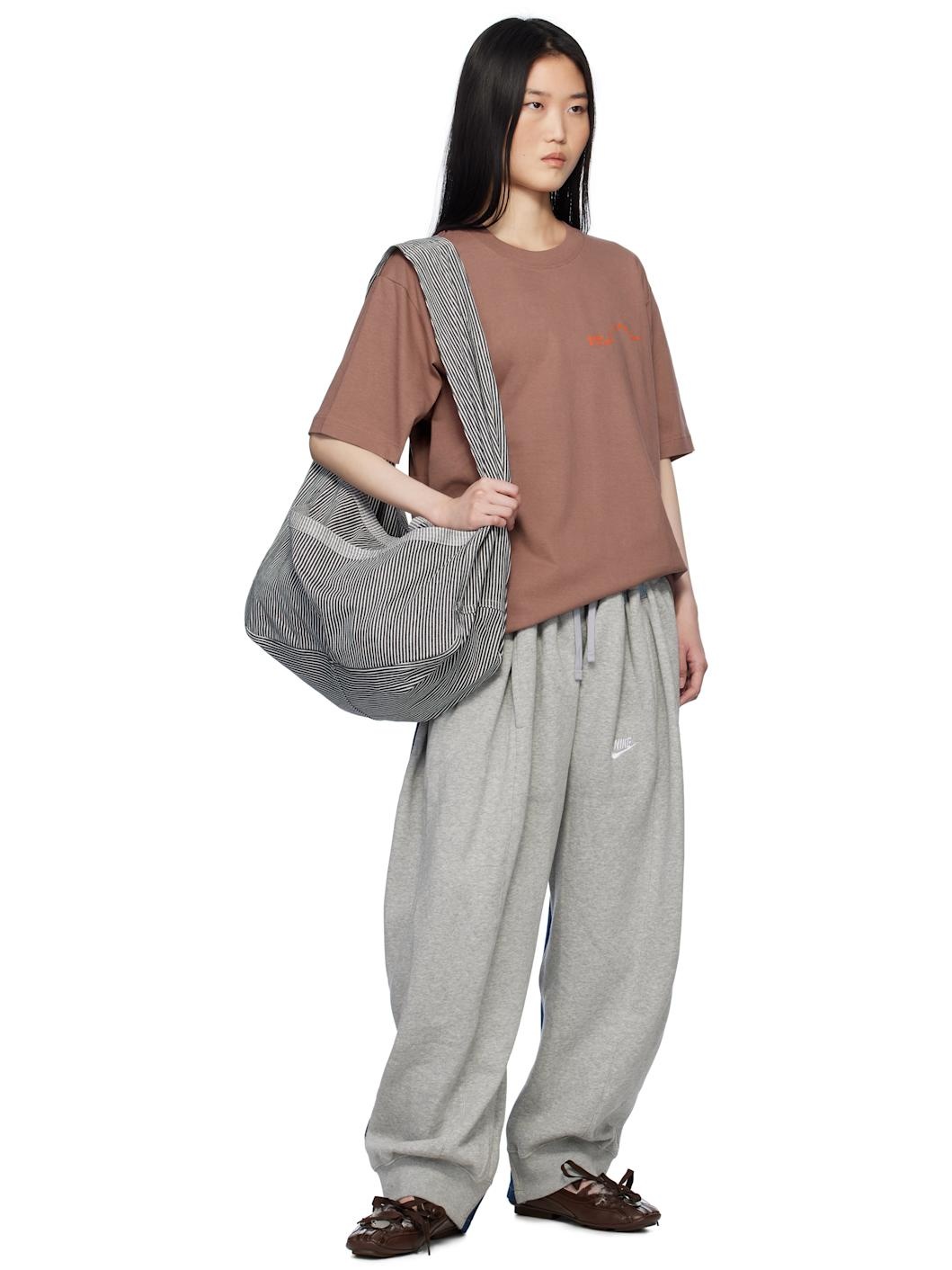 SSENSE Exclusive Brown Multicollection V T-Shirt - 4