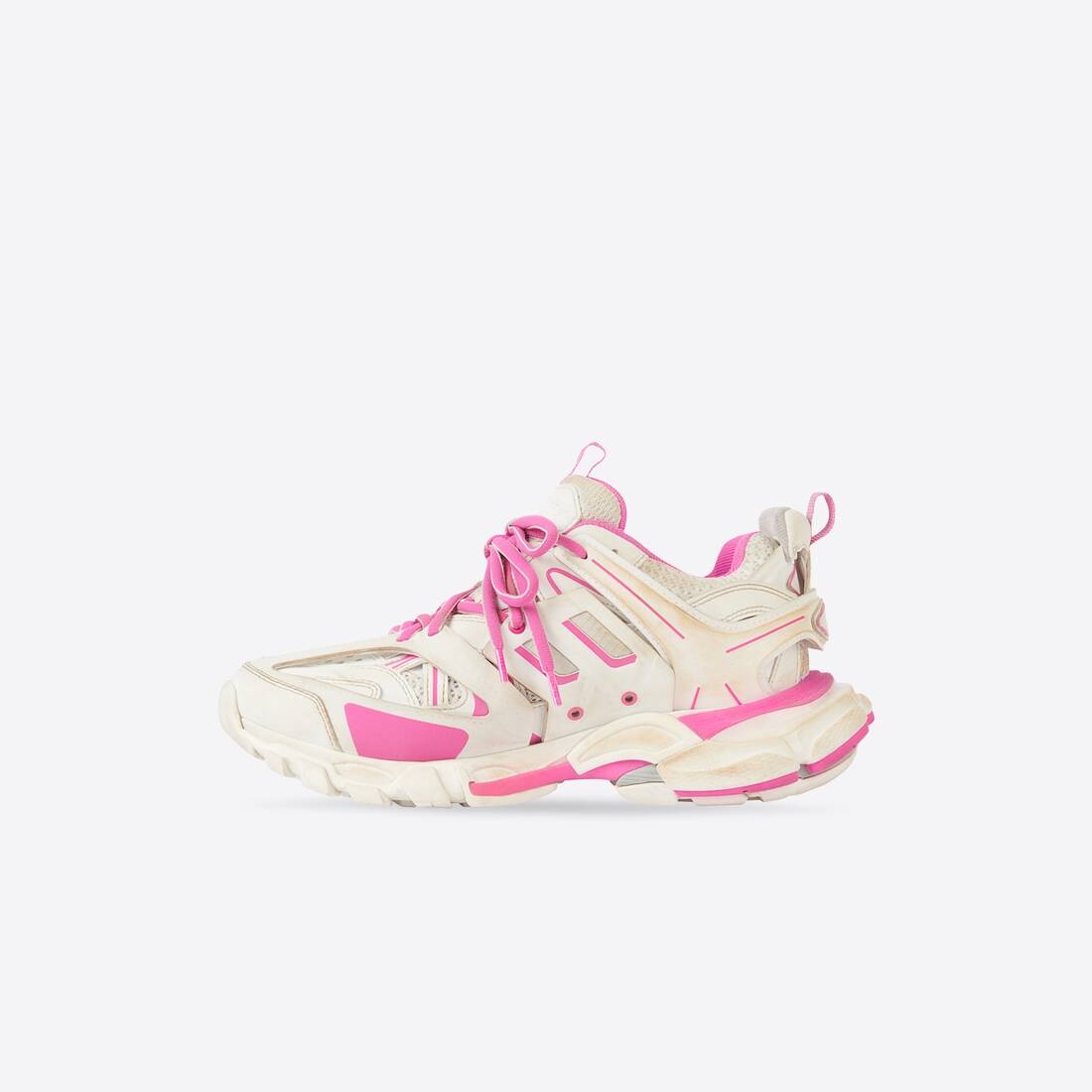 Women's Track Sneaker Worn Out in Purple/white - 4