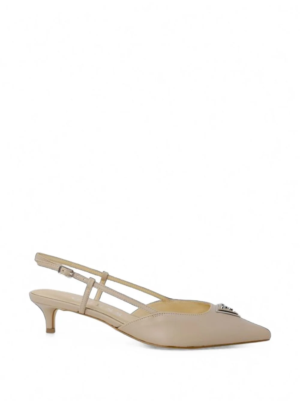 logo-plaque slingback pumps - 1