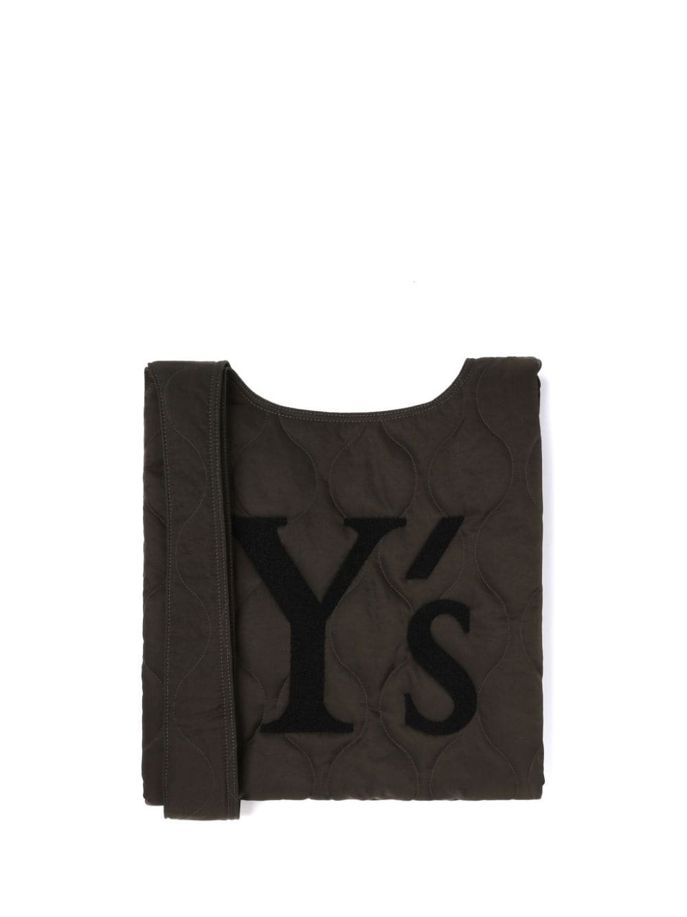 logo-printed two-way shoulder bag - 1