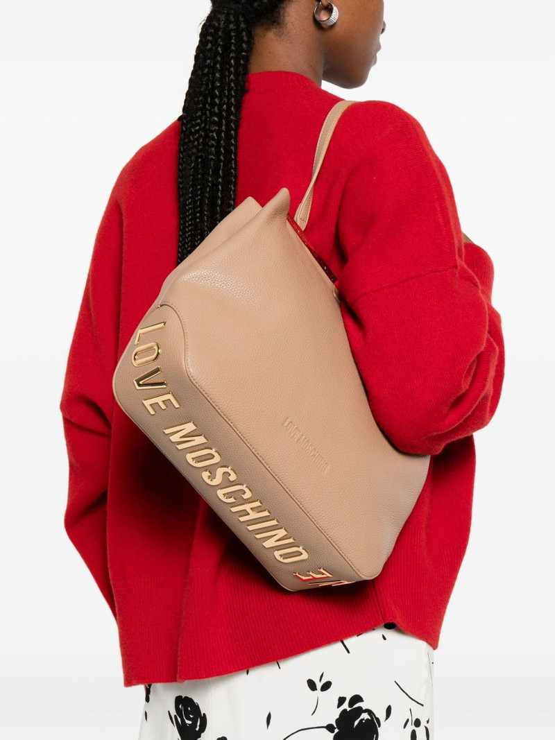 Moschino logo-lettering shoulder bag outlook