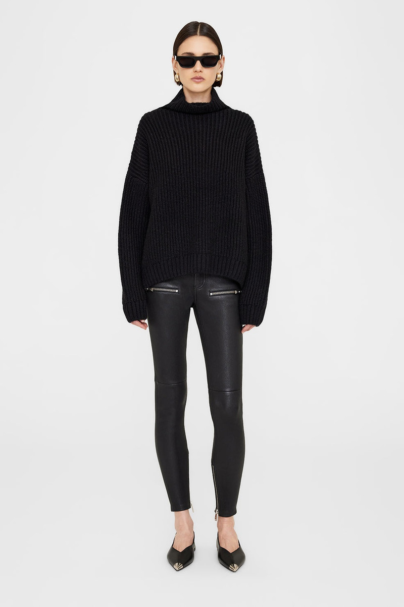 ANINE BING Sydney Sweater - Black outlook