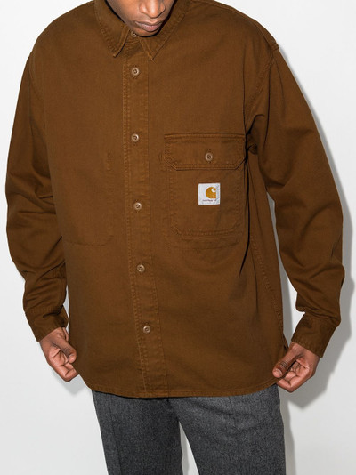 Carhartt Reno logo patch shirt jacket outlook