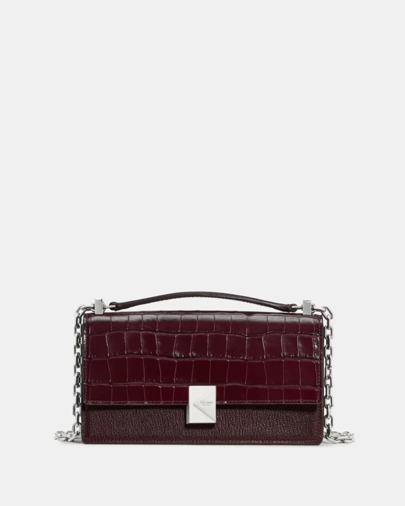 Deco Croc Embossed Mini Crossbody Bag - 1