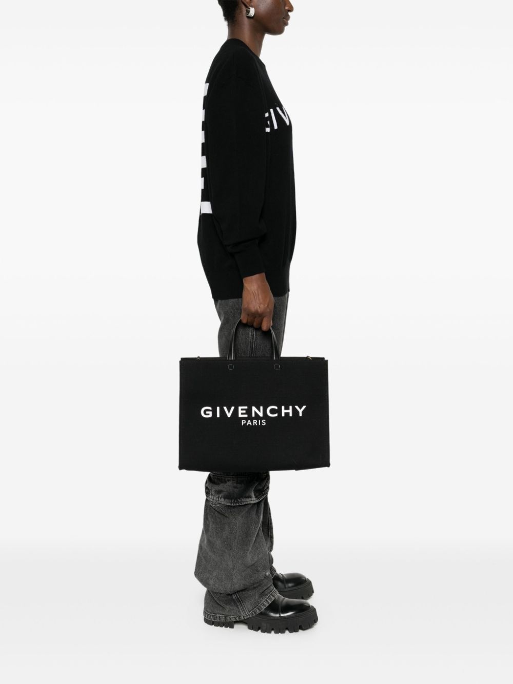 medium G Tote logo-print tote bag - 2