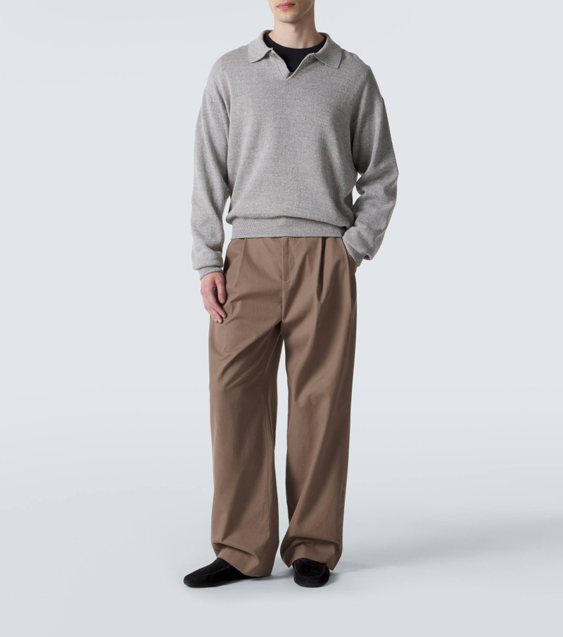 The Row Kirin cotton polo shirt outlook