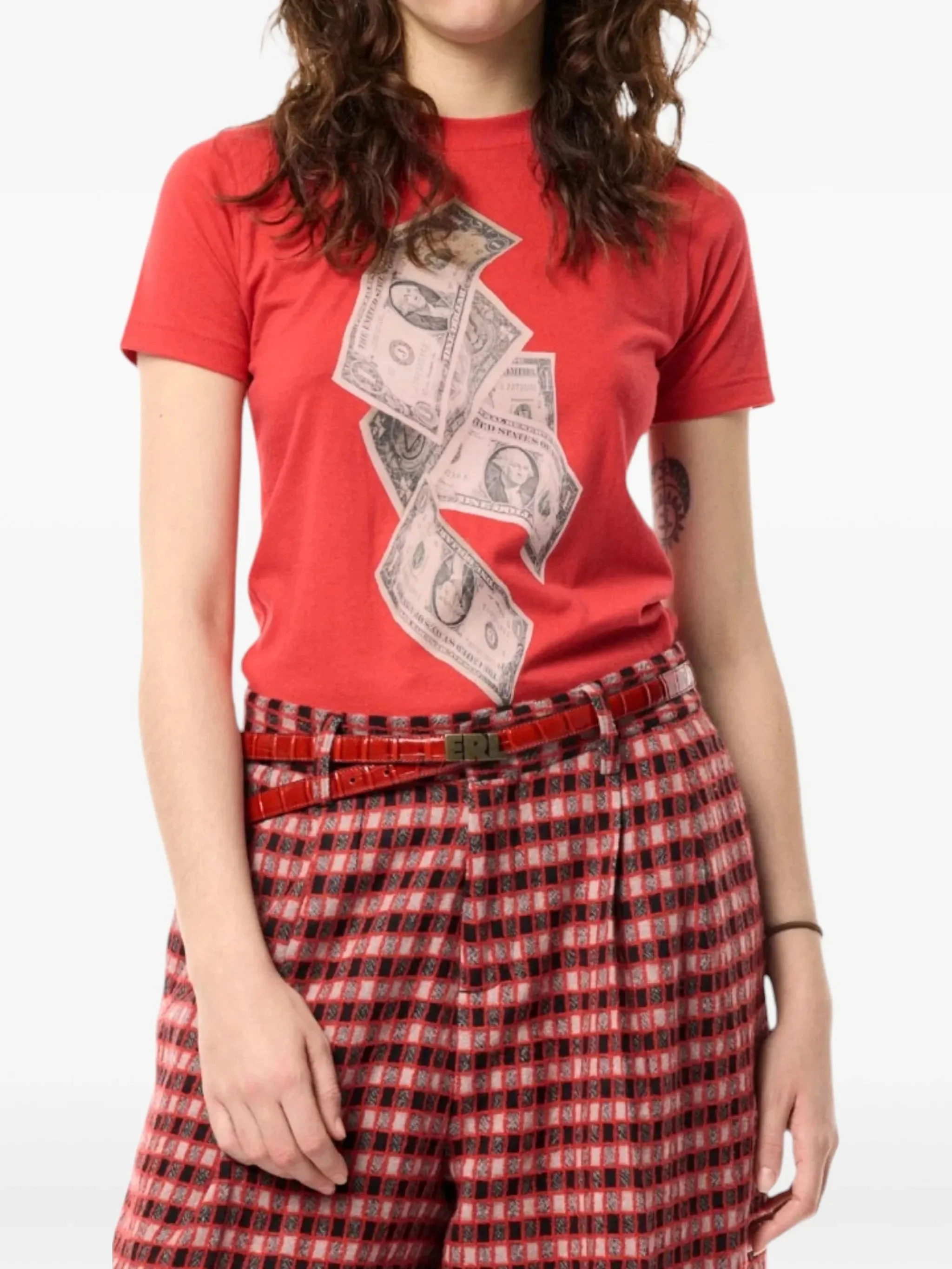 Erl Money Graphic-print T-shirt - 1