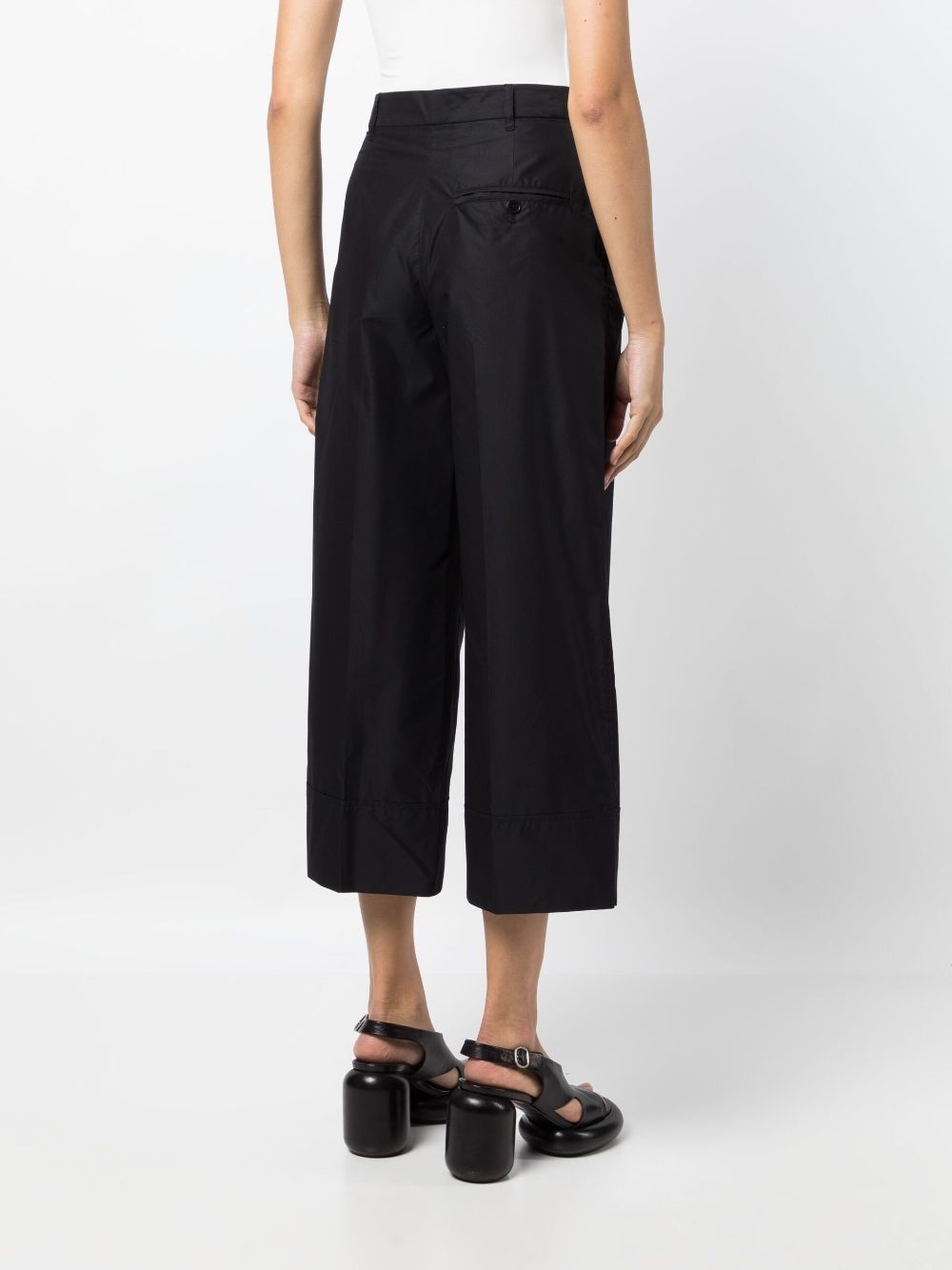 pleat-detailing tailored-cut trousers - 4