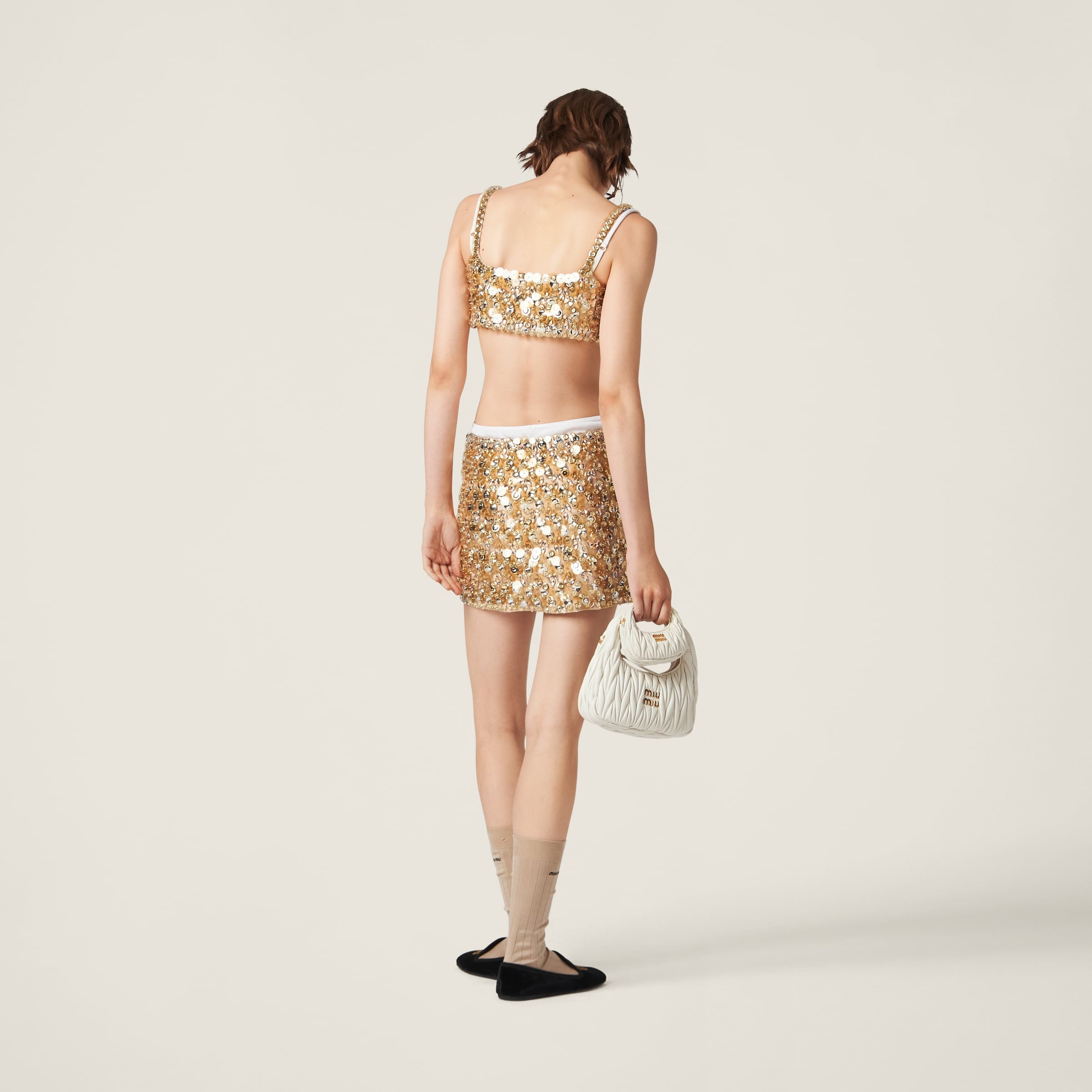 Silk and wool miniskirt - 3