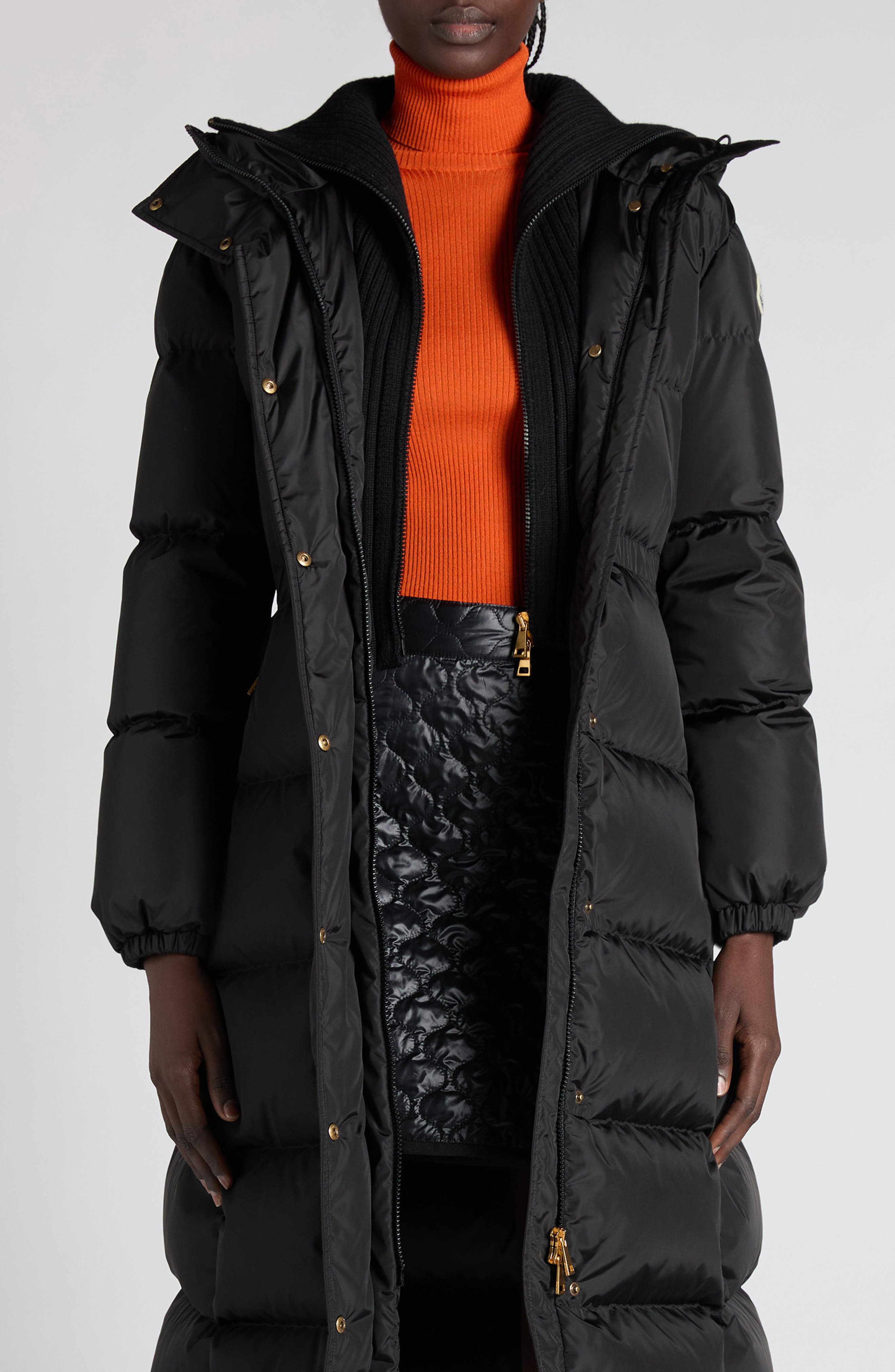 Moncler Chamer Down Long Coat in Black at Nordstrom - 2