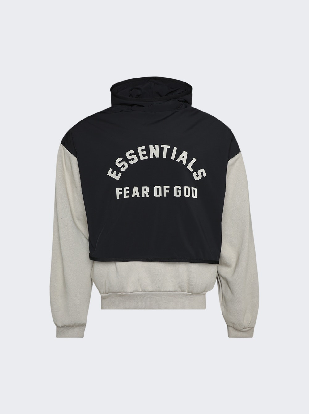Hooded Sweater Seal And Jet Black - 1