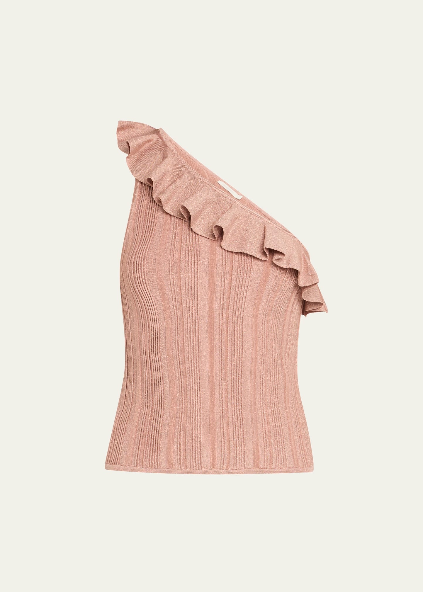 Lucky Metallic Frill Tank Top - 1